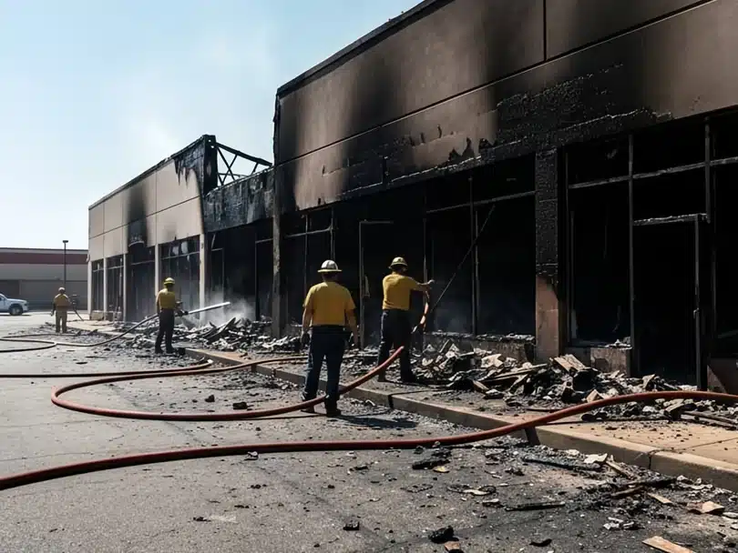 Fire Damage Restoration McKinney TX by certified in-house team addressing smoke, soot, and water damage in a residential property